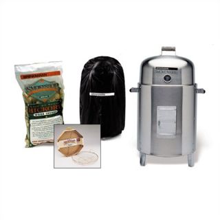   Grill Stainless Steel Charcoal Smoker Grill Value Pack