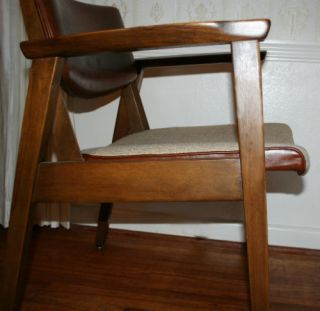 Gunlocke Style Vintage Office Chair Mid Century Modern Retro Mad Men 