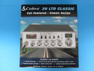 Cobra 29LTD Classic 40 Channel CB Radio New