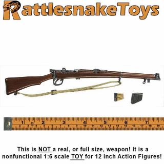 Charles Black   Lee Enfield Rifle w/ Clips   1/6 Scale   Dragon Action 
