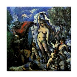 Paul Cezanne Temptation of St Antonius Ceramic Tile