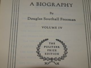 Douglas Southall Freeman Robert E Lee 4 Volume Set