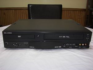 Go Video DVR5000 DVD CD VHS VCR Combo Player Recorder Video Cassette 