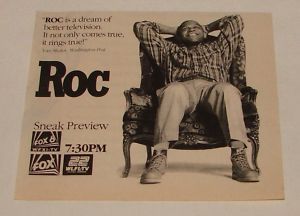 1991 FOX tv series preview ad ~ ROC ~ Charles S Dutton
