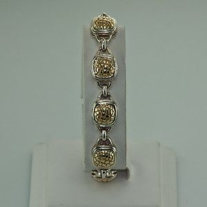 CHARLES KRYPELL 14KT YELLOW GOLD STERLING SILVER PYTHON COLLECTION 