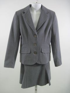 you are bidding on a david charles gray pinstripe skirt suit in a size 