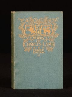 1897 6VOL The Works of Charles Lamb Correspondences Elia Tales and 