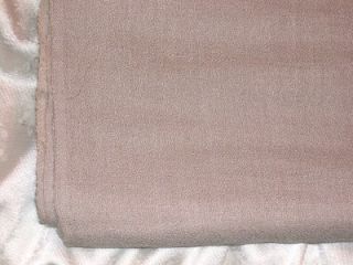 Wool Blend Challis 5 yd x 44 Wide Beige Fabric Material Lightweight 