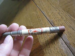 Vintage Charles O Robinson Company Live Stock Commission Bullet Pencil 