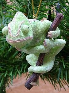 New Panther Chameleon Reptile Pet Christmas Ornament