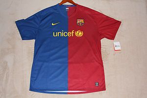   FC Barcelona Player Match Issued un worn Shirt Champions League Jersey