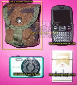    Woodland Camo Molle II Cell Phone Case Grenade Pouch Tool Case