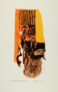   Lithograph Roota TOOT TOOT African American Artist Cheltenham