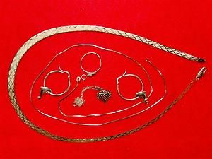 10K GOLD CHAIN SCRAP OR WEAR GOLD LOT 11.9 GRAMS WGT. NECKLACE RING 