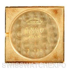 Rolex Cellini Midas 4015 Vintage 18K Yellow Gold Watch