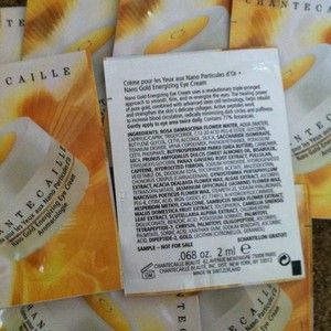 Chantecaille Nano Gold Energizing Eye Cream 8 Samples Full Size Jar $ 