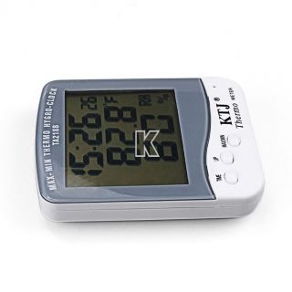 Large Digital LCD Indoor Thermometer W/ Hygrometer  10°C~50°C