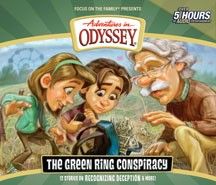 Green Ring Conspiracy Adventures in Odyssey 53 CDs New