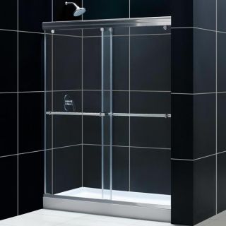 Charisma Shower Door 32 x 60 Center Drain Shower Base
