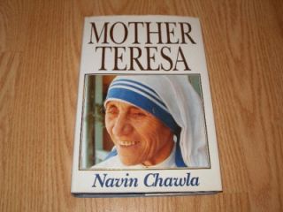 Hand Signed by Mother Teresa Official Biography Catholic 1st Edition 