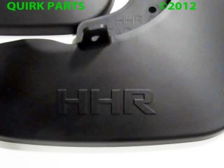 2006 2011 Chevrolet HHR Front and Rear Molded Splash Guards with Logo 