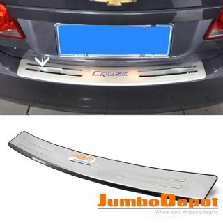 Chevy Cruze 2009 2011 Stainless Steel Rear Bumper Door Sill Protector 