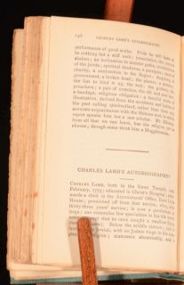 1897 6VOL The Works of Charles Lamb Correspondences Elia Tales and 