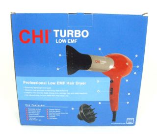 Chi Turbo Low EMF GF1541 Professional Hair Dryer Ceramic Anion 