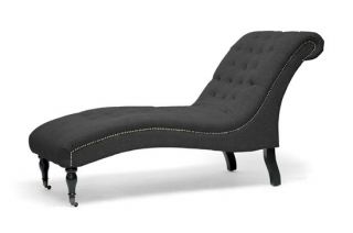   ONE MODERN GRAY LINEN VICTORIAN LOUNGE CHAISE IN THIS POSTING