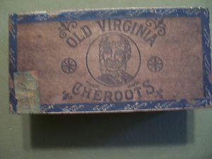 Vintage Cigar Box Old Virginia Cheroots
