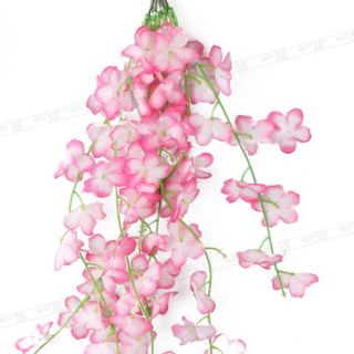 Artificial Pink Cherry Flowers Blossom Wedding Spray Branch Decor