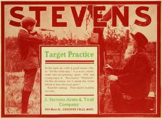 1903 Ad J. Stevens Arms Tool Chicopee Falls Firearm Gun   ORIGINAL 