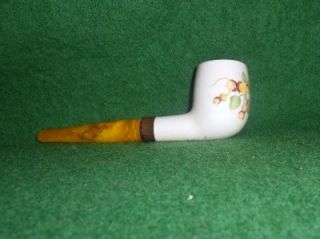 champlin ceramic lucite smoking tobacco pipe