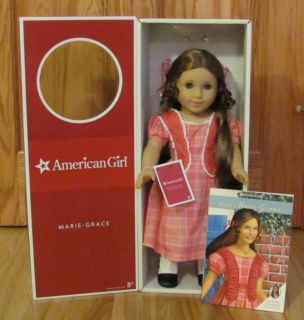 New NIB American Girl Marie Grace Gardner 18 Doll Silky Caramel Hair 