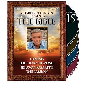 Charlton Heston Presents the Bible Complete Series DVD 2011 4 Disc Set 