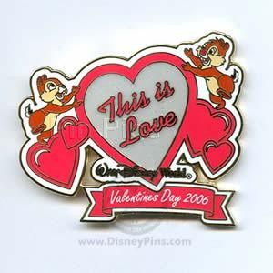 Chip Dale to My Valentine This Is Love Valentines Day 06 Disney Le 