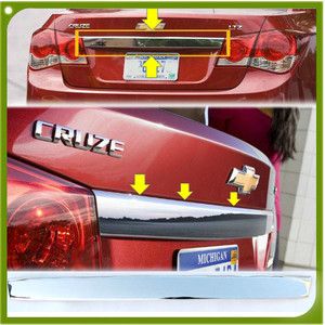   Chevy Cruze Chrome Rear Trunk Handle Garnish Moulding Trim Chevrolet