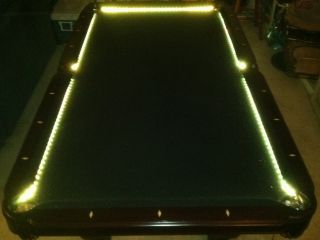 BAR BILLIARD POOL TABLE BUMPER LED RGB COLOR CHANGING LIGHTS REMOTE
