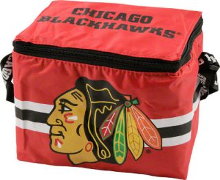 Chicago Blackhawks NHL Hockey Square Insulated Lunch Bag Box
