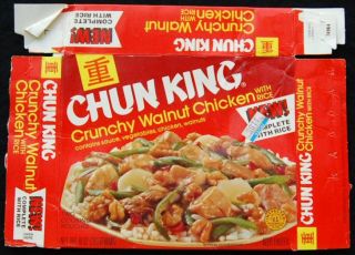 1983 Chinese TV Dinner   CHUN KING Frozen Food   Chicken Walnuts ]