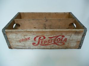 Vintage Wooden Pepsi Cola Crate Chehalis Aberdeen