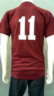 Field House Chelsea Piers NYC Mens M Burgundy Cotton Basic T Shirt Tee 