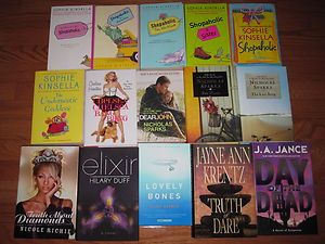   Lot 15 Books Shopaholic Nicholas Sparks Chelsea Handler Etc