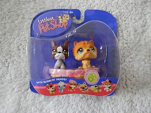 Hasbro Littlest Pet Shop Pet Pairs Boxer Chow Chow New in Box