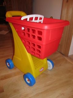 Little Tikes Child Size Shopping Cart Pretend Play Day Care Ex Cond