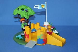 Playmobil Play Gym Slide See Saw 2 children for house park playground 