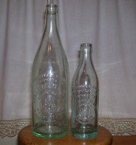 Two Different Size 1920s Era Charles H Mayer Soda Bottles Hammond 