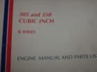 Chris Craft Marine Power Manual & Parts List 305 350 K