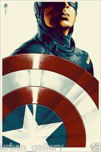  Avengers Captain America Mondo Poster Chris Evans Marvel