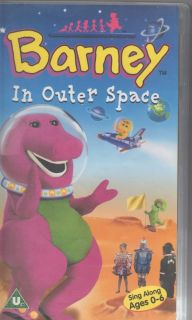 Barney In Outer Space VHS PAL Video